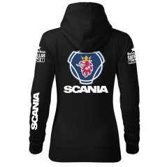 Damska bluza samochodowa Scania - Czarny