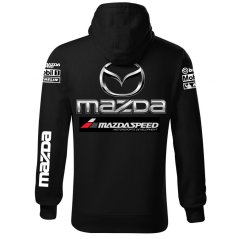 Autóipari Férfi Kapucnis Mazda - Fekete