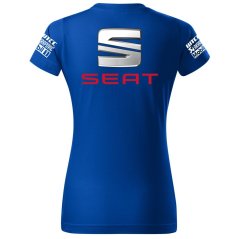 T-shirt Damski Seat - Niebieski