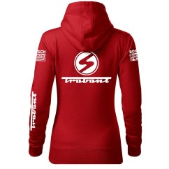 Bluza samochodowa dla kobiet Trabant - czerwona