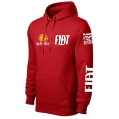 Męska bluza samochodowa Fiat - Czerwony