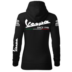 Damska bluza motocyklowa Vespa - czarny