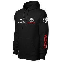 Autóipari Férfi Kapucnis Toyota - Fekete