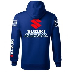 Męska bluza motocyklowa Suzuki-Moto - Niebieski