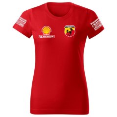 Koszulka Damska Fiat Abarth - Czerwona