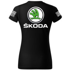 Női Póló Škoda - Fekete