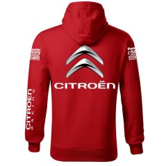 Męska bluza samochodowa Citroën- Czerwony