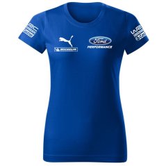 T-shirt Damski Ford - Niebieski