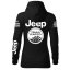 Automobilová Dámská Mikina Jeep - Černá - Velikost: L