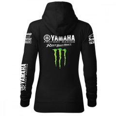 Motoros Női Kapucnis Yamaha - Fekete