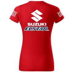 Koszulka Damska Suzuki - Czerwona