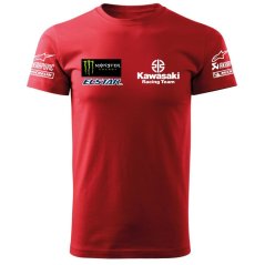 T-shirt Męski Kawasaki - Czerwone