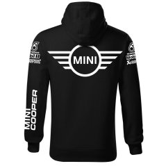 Męska bluza samochodowa Mini Cooper - Czarny