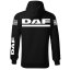 Autóipari Férfi Kapucnis DAF - Fekete - Méret: M