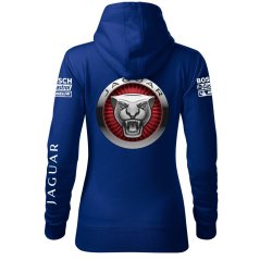 Damska bluza samochodowa Jaguar 2 - Niebieski
