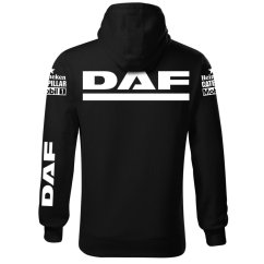 Autóipari Férfi Kapucnis DAF - Fekete