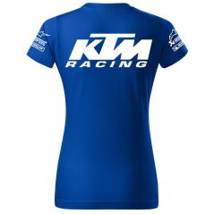 T-shirt Damski K.M. - Niebieski