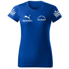 T-shirt Damski MAN - Niebieski