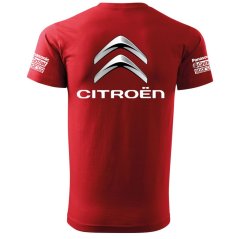 T-shirt Męski Citroën - Czerwone