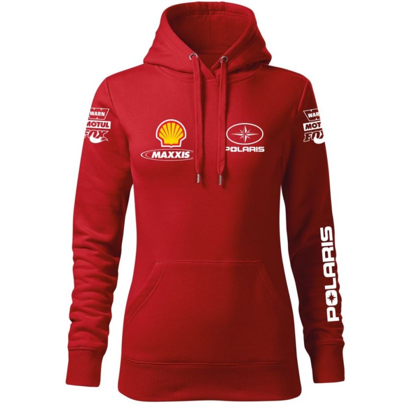 Damska bluza motocyklowa Polaris - czerwona - Rozmiar: M