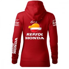 Damska bluza motocyklowa Honda-Moto - czerwona