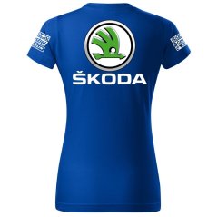 Női Póló Škoda - Kék