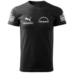 T-shirt Męski MAN - Czarny