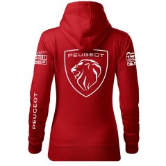Bluza samochodowa dla kobiet Peugeot New - czerwona