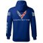 Autóipari Férfi Kapucnis Corvette - Kék - Méret: L