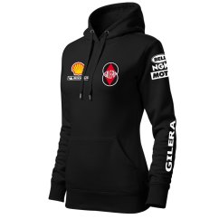 Damska bluza motocyklowa Gilera - czarny