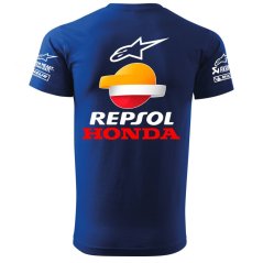 Férfi Póló Honda Moto - Kék