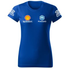 T-shirt Damski Piaggio - Niebieski