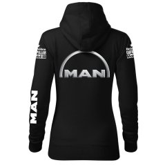 Damska bluza samochodowa Man - Czarny