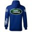 Autóipari Férfi Kapucnis Land Rover - Kék - Méret: S
