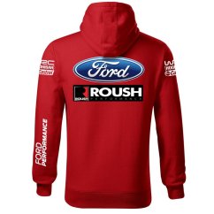 Autóipari Férfi Kapucnis Ford - Piros