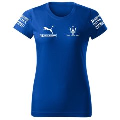 T-shirt Damski Maserati - Niebieski