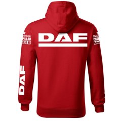 Męska bluza samochodowa DAF - Czerwony