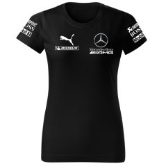 T-shirt Damski Mercedes AMG - Czarny