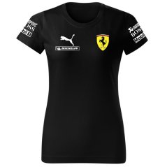 Női Póló Ferrari - Fekete