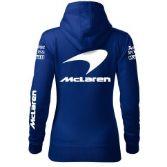 Automobilová Dámská Mikina Mclaren - Modrá