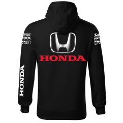 Autóipari Férfi Kapucnis Honda - Fekete