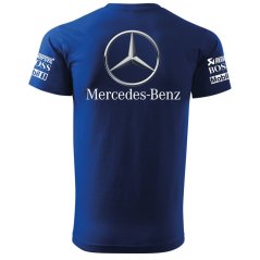 Koszulka Męski Mercedes - Niebieski