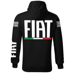Męska bluza samochodowa Fiat - Czarny