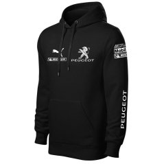 Męska bluza samochodowa Peugeot - Czarny