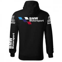Autóipari Férfi Kapucnis BMW - Fekete