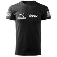 T-shirt Męski Jeep - Czarny