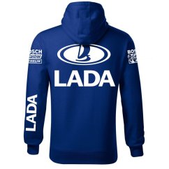 Autóipari Férfi Kapucnis Lada - Kék