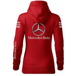 Bluza samochodowa dla kobiet Mercedes Benz - czerwona