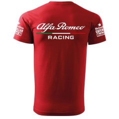 T-shirt Męski Alfa Romeo - Czerwone