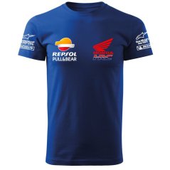 Férfi Póló Honda Moto - Kék